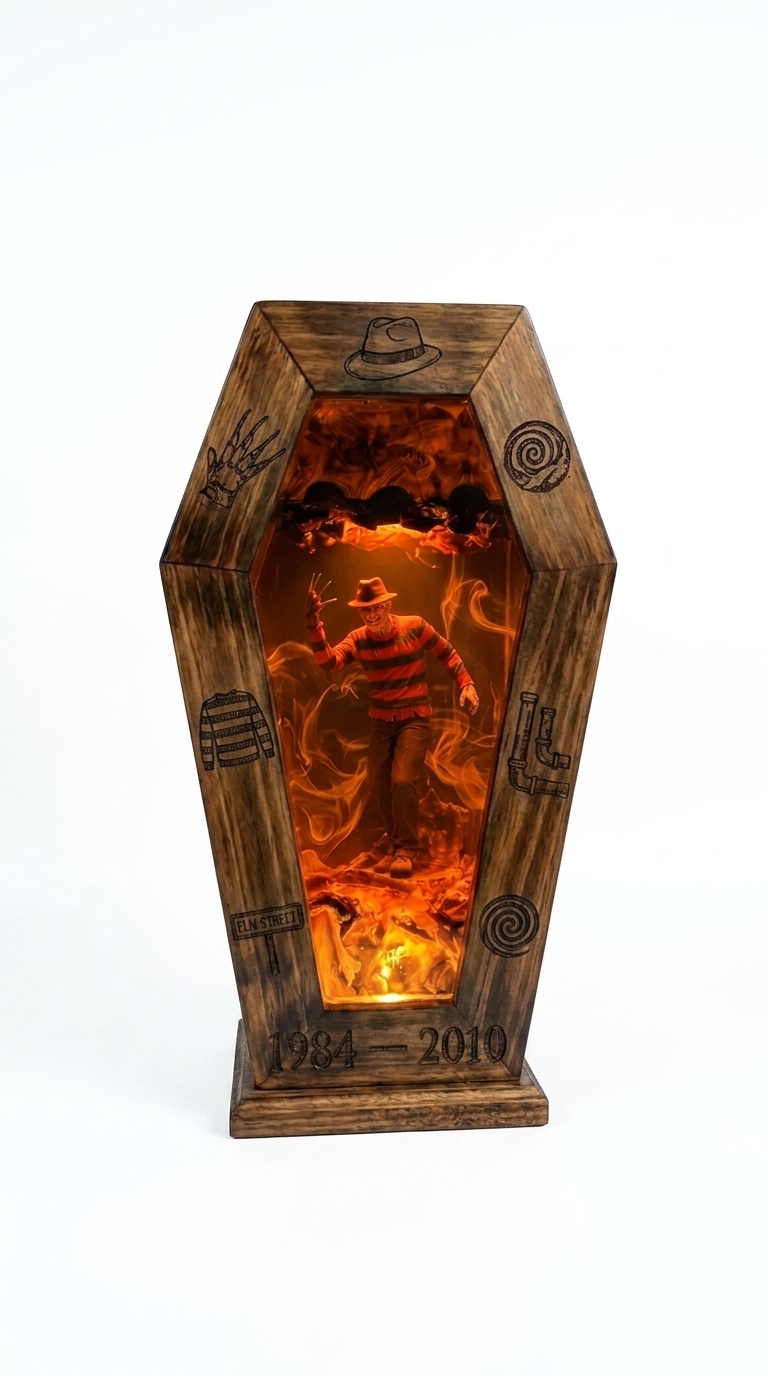 Freddy Krueger Coffin Lamp — 1984–2010
